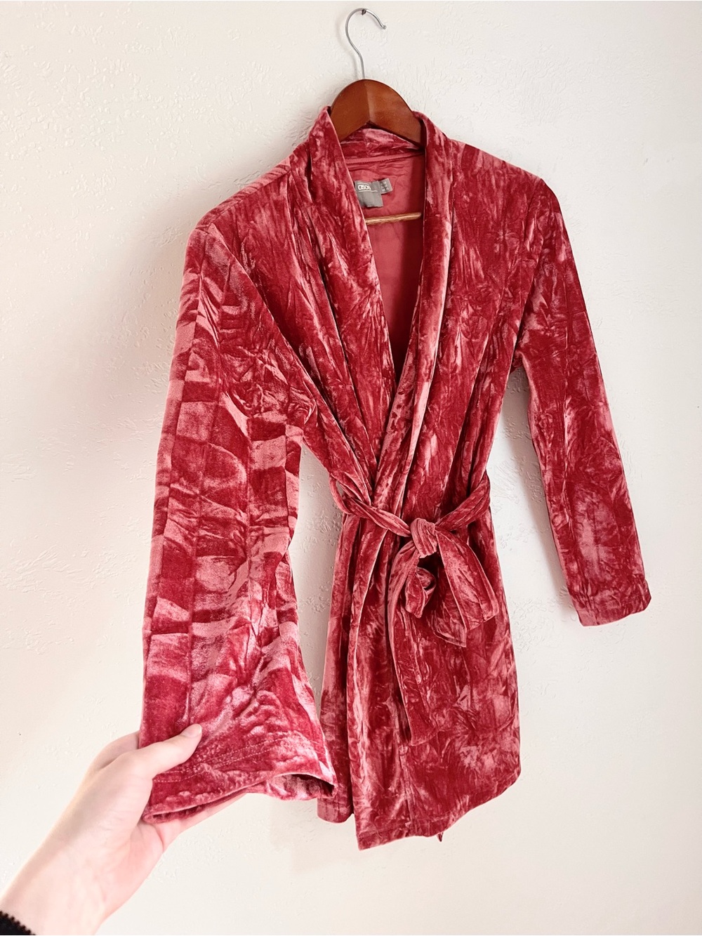ASOS Crushed Velvet Robe